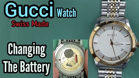 replace gucci watch battery|Gucci battery replacement near me.